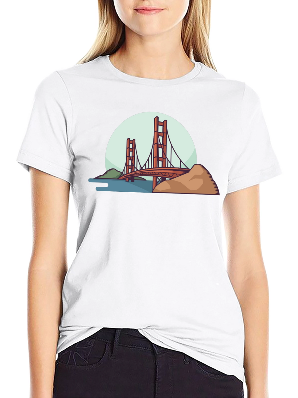 Golden Gate Bridge Graphic T-Shirt