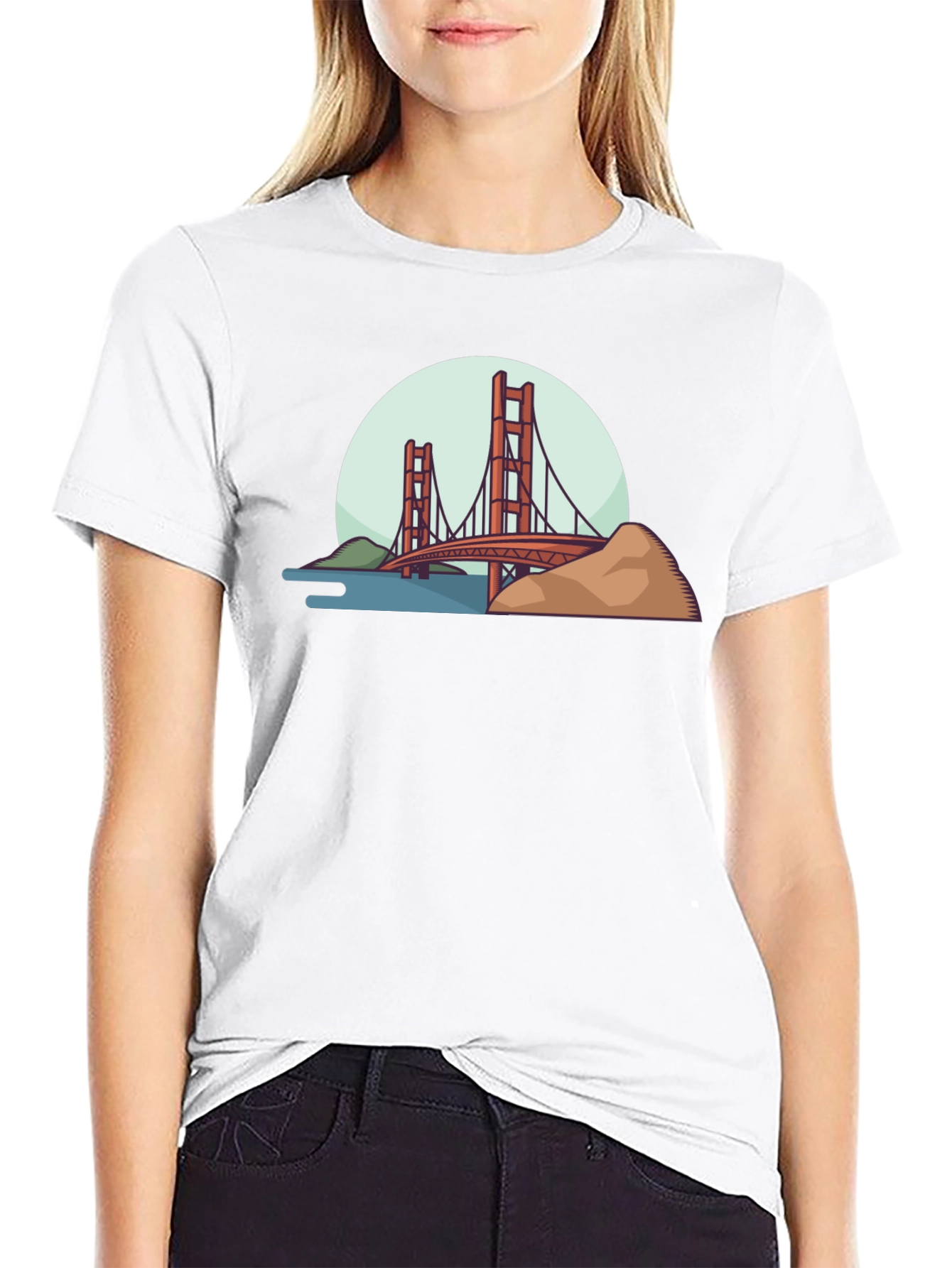 Golden Gate Bridge Graphic T-Shirt