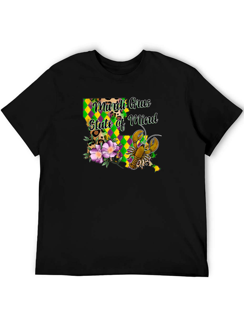 Mardi Gras State of Mind Louisiana T-Shirt