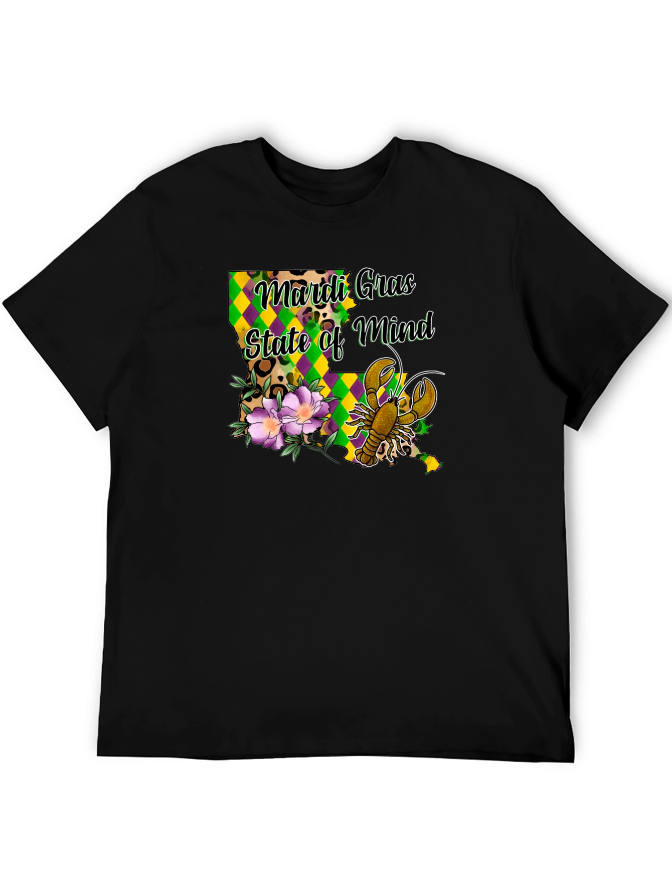 Mardi Gras State of Mind Louisiana T-Shirt