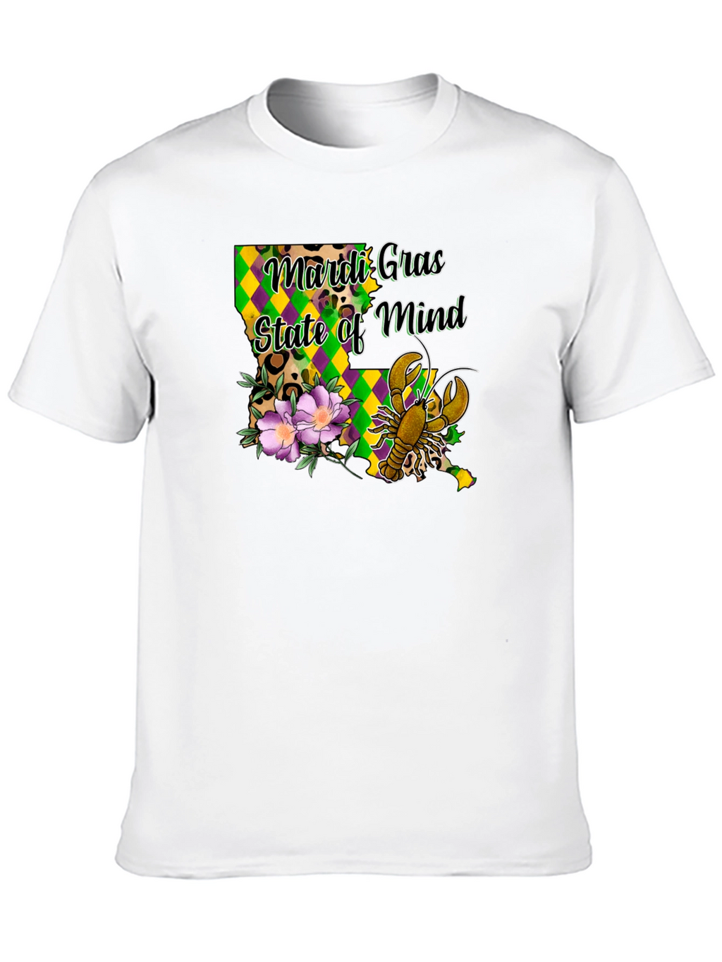 Mardi Gras State of Mind Louisiana T-Shirt