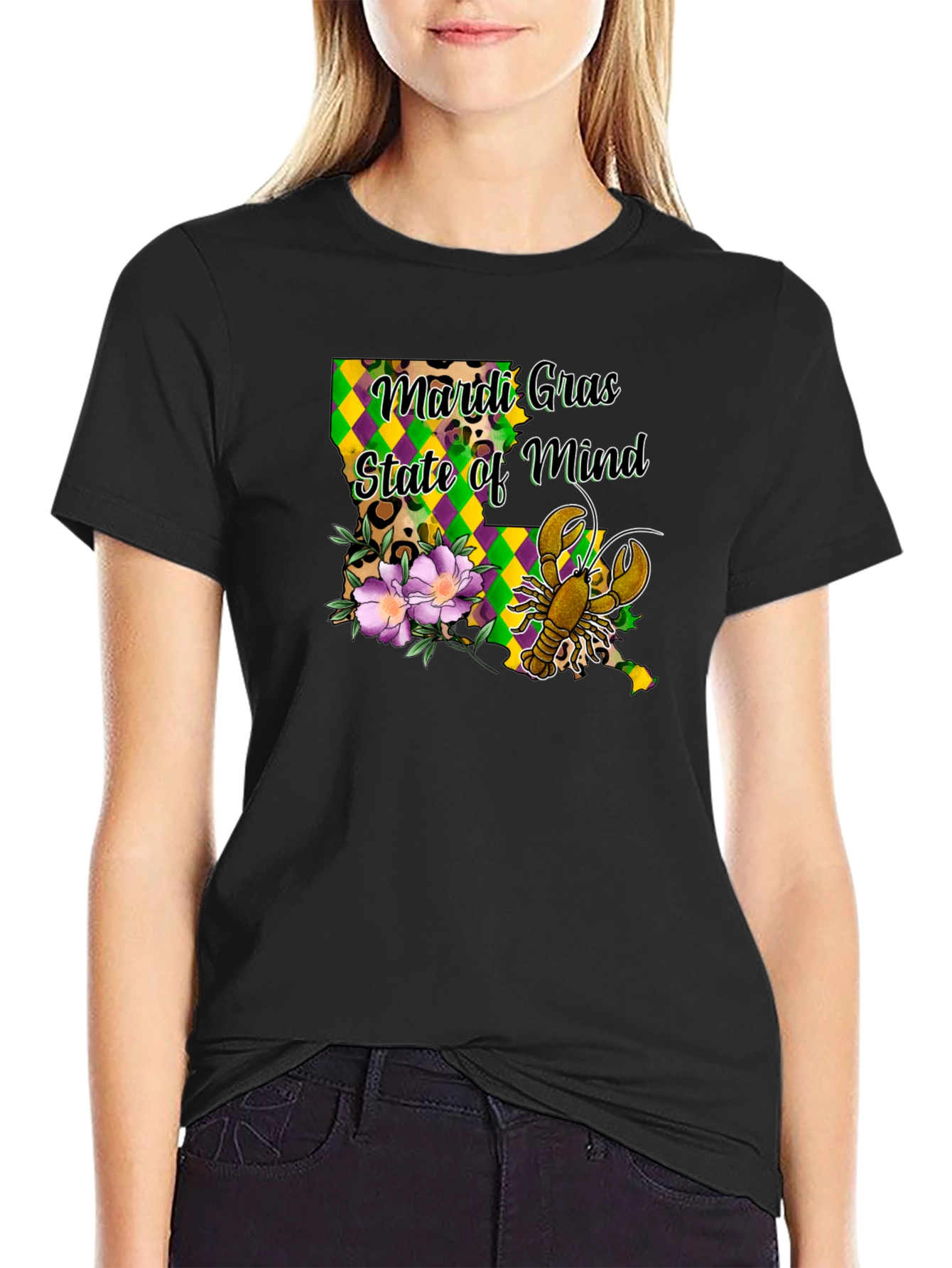 Mardi Gras State of Mind Louisiana T-Shirt