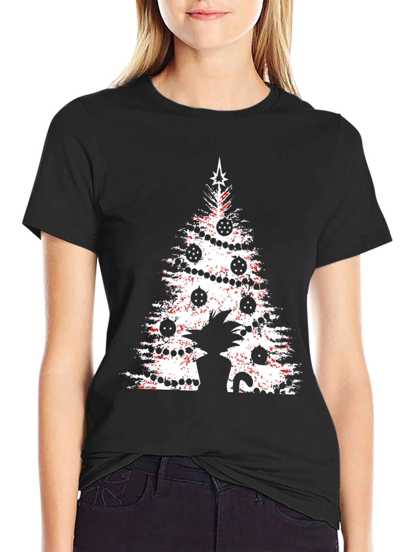 Dragon Ball Z Christmas Tree T-Shirt