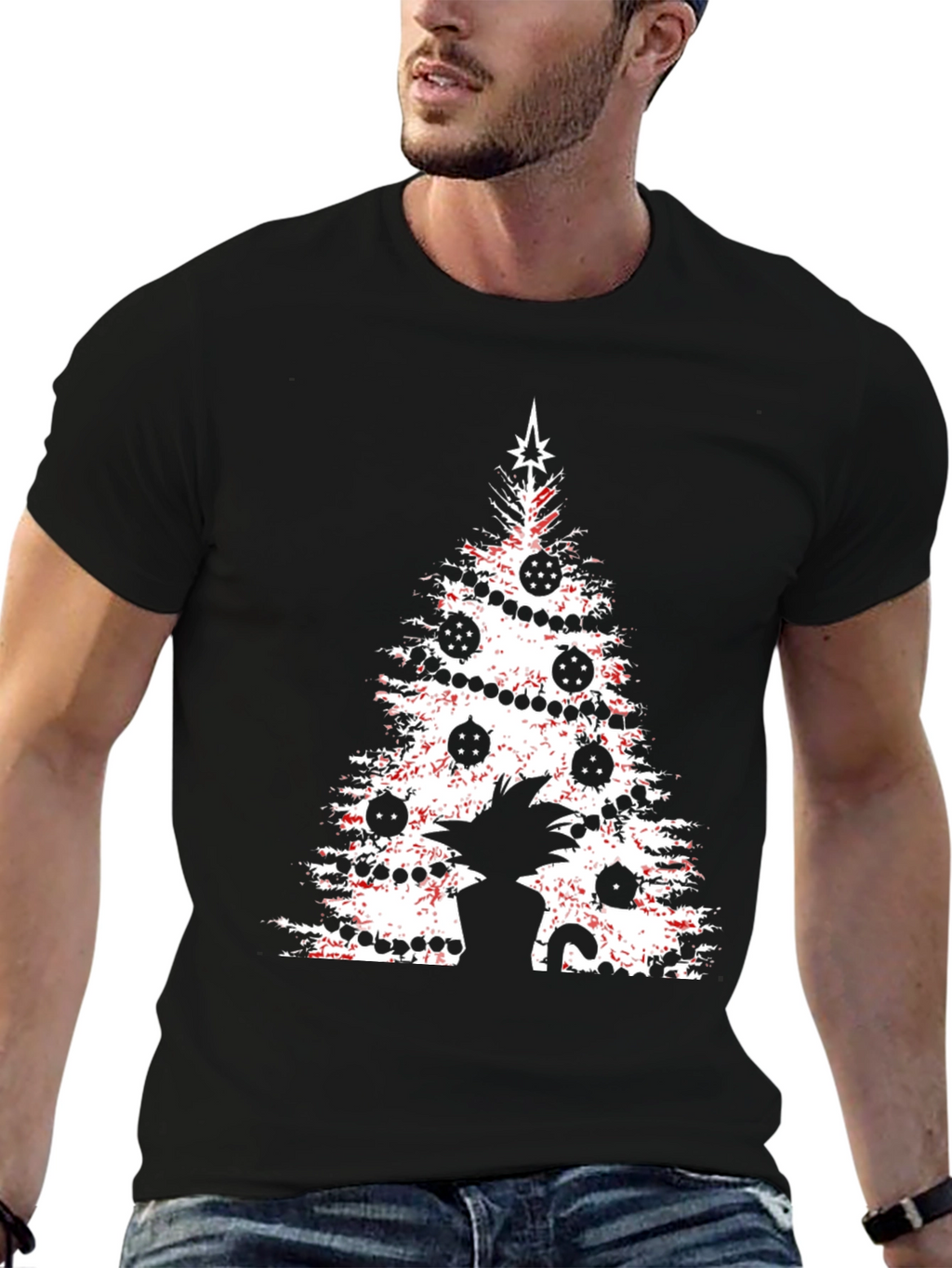 Dragon Ball Z Christmas Tree T-Shirt