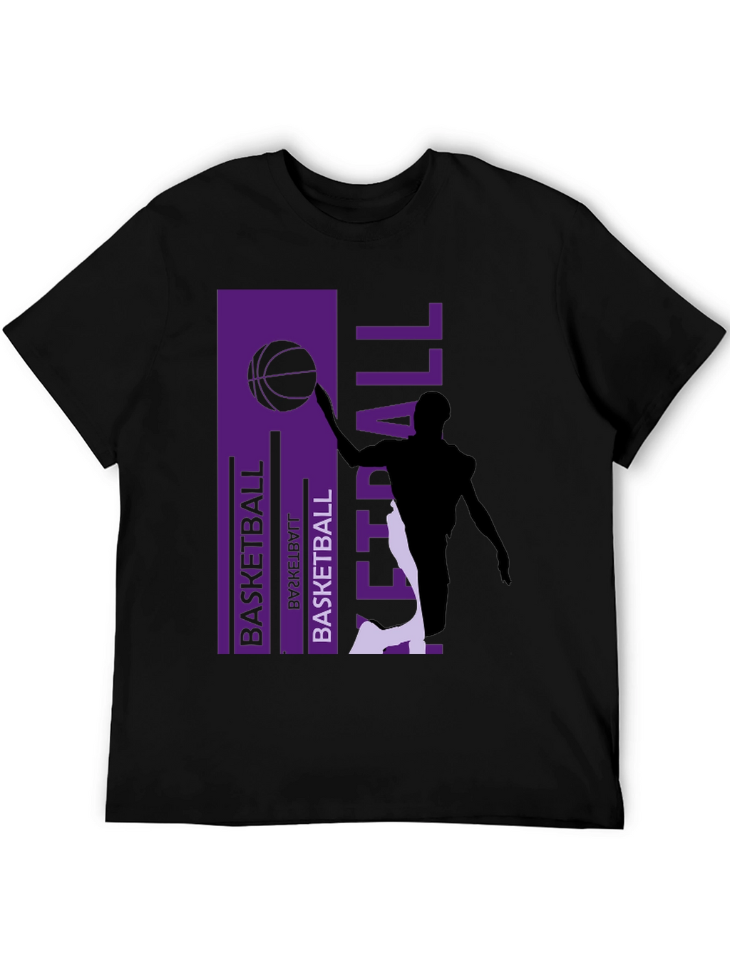 Basketball Graphic Print Tee - Stylish Activewear