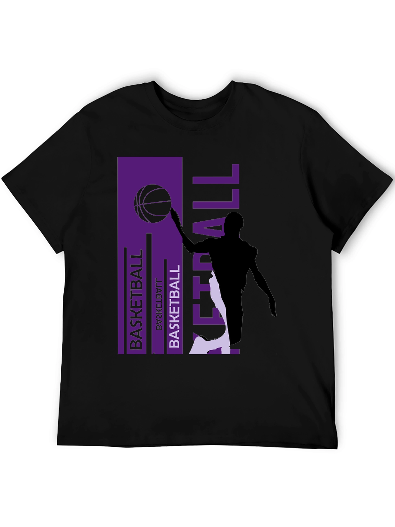 Basketball Graphic Print Tee - Stylish Activewear