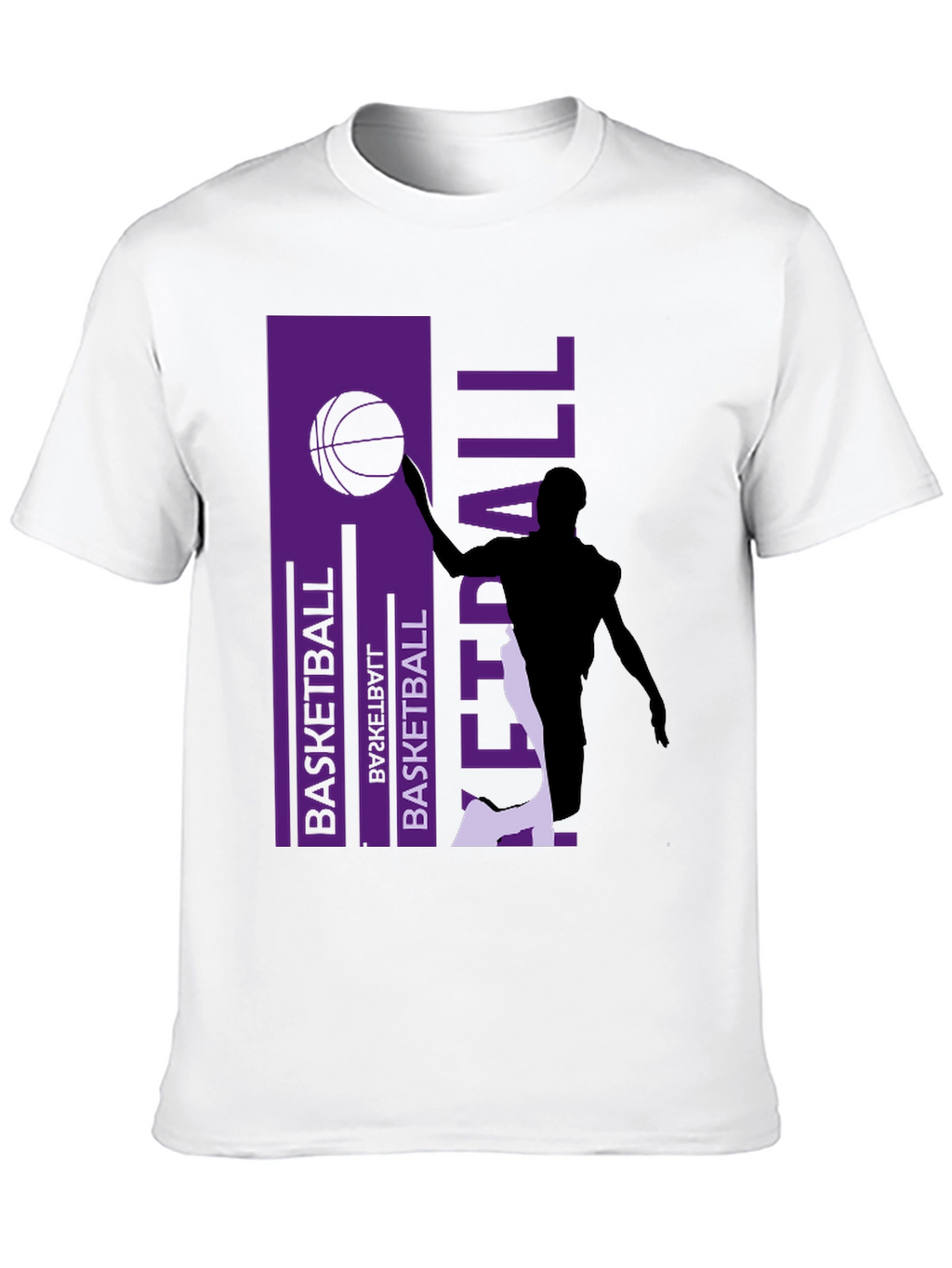 Basketball Graphic Print Tee - Stylish Activewear