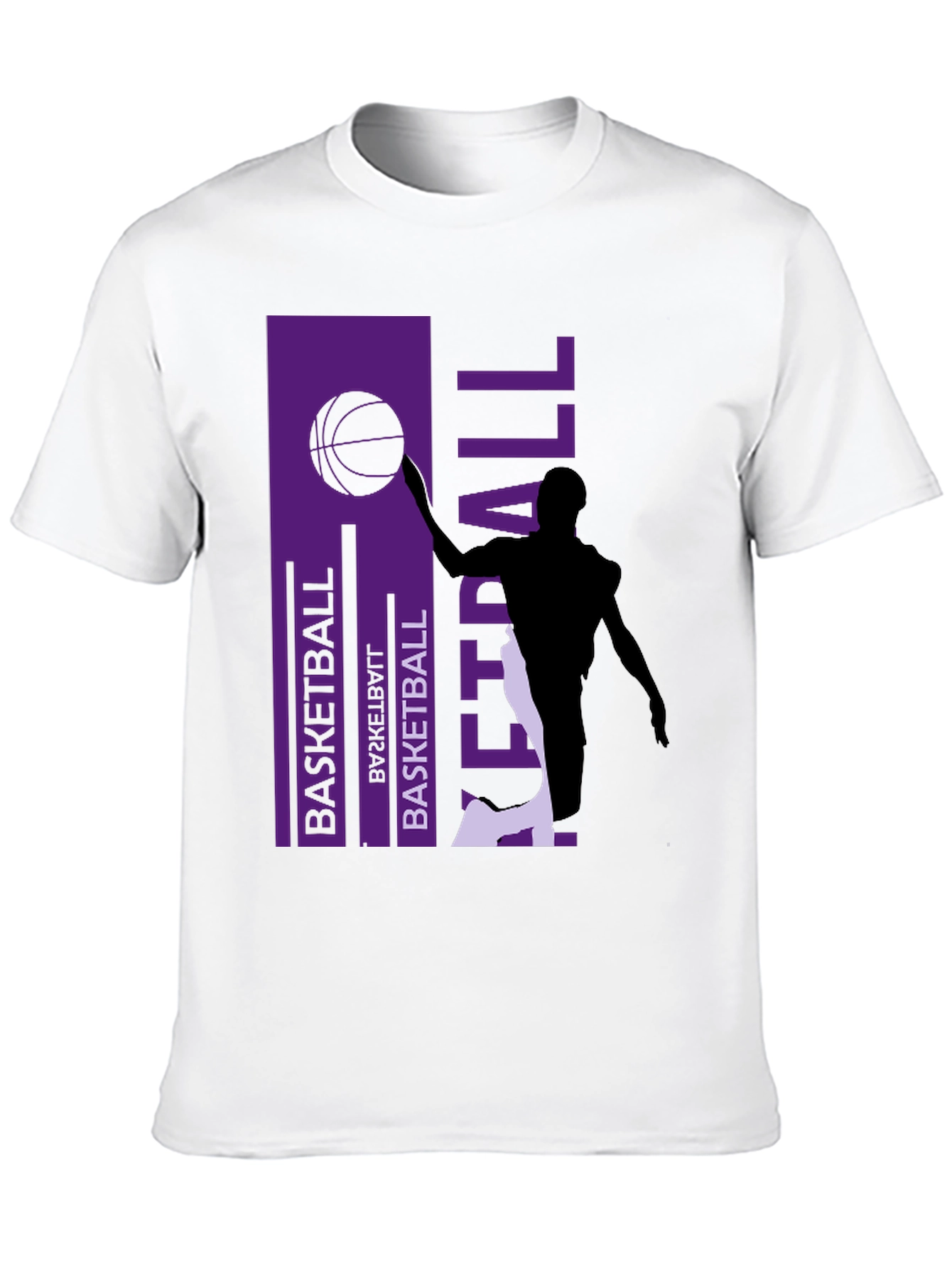 Basketball Graphic Print Tee - Stylish Activewear