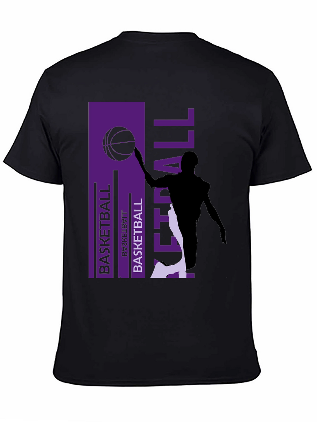 Basketball Graphic Print Tee - Stylish Activewear