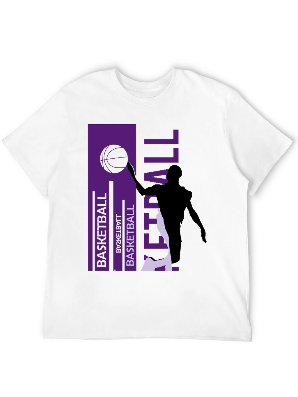 Basketball Graphic Print Tee - Stylish Activewear