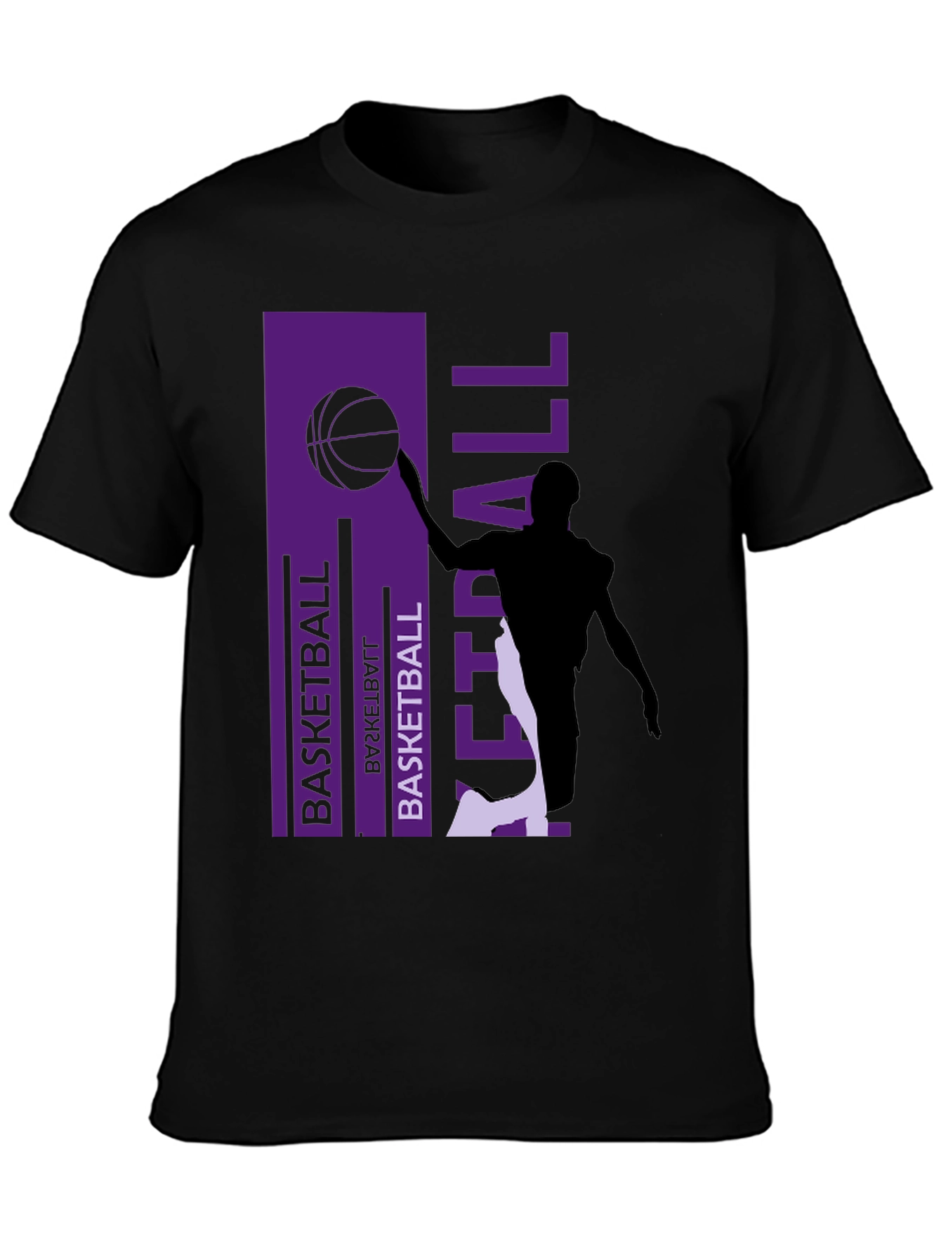 Basketball Graphic Print Tee - Stylish Activewear