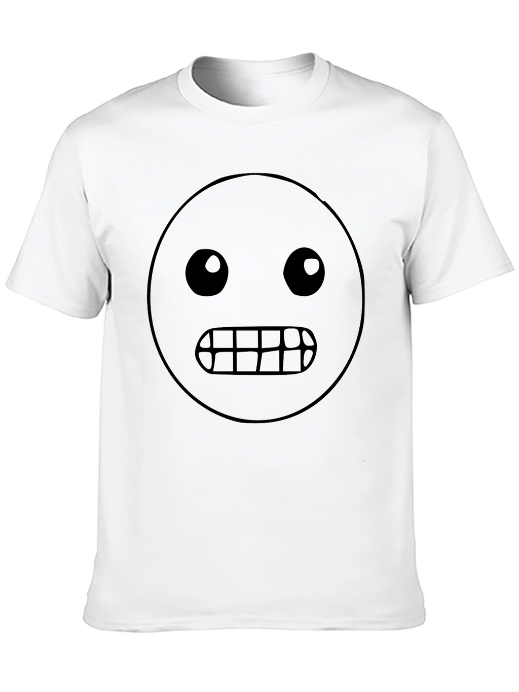 Grinning Emoji Black T-Shirt - Express Yourself