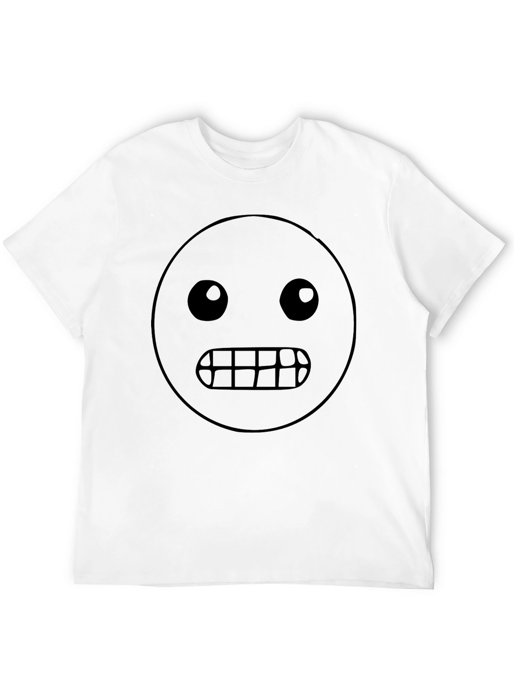 Grinning Emoji Black T-Shirt - Express Yourself
