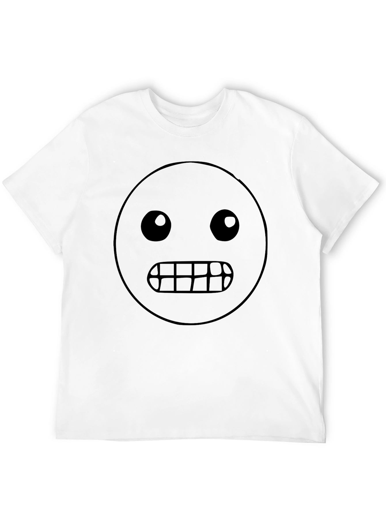 Grinning Emoji Black T-Shirt - Express Yourself