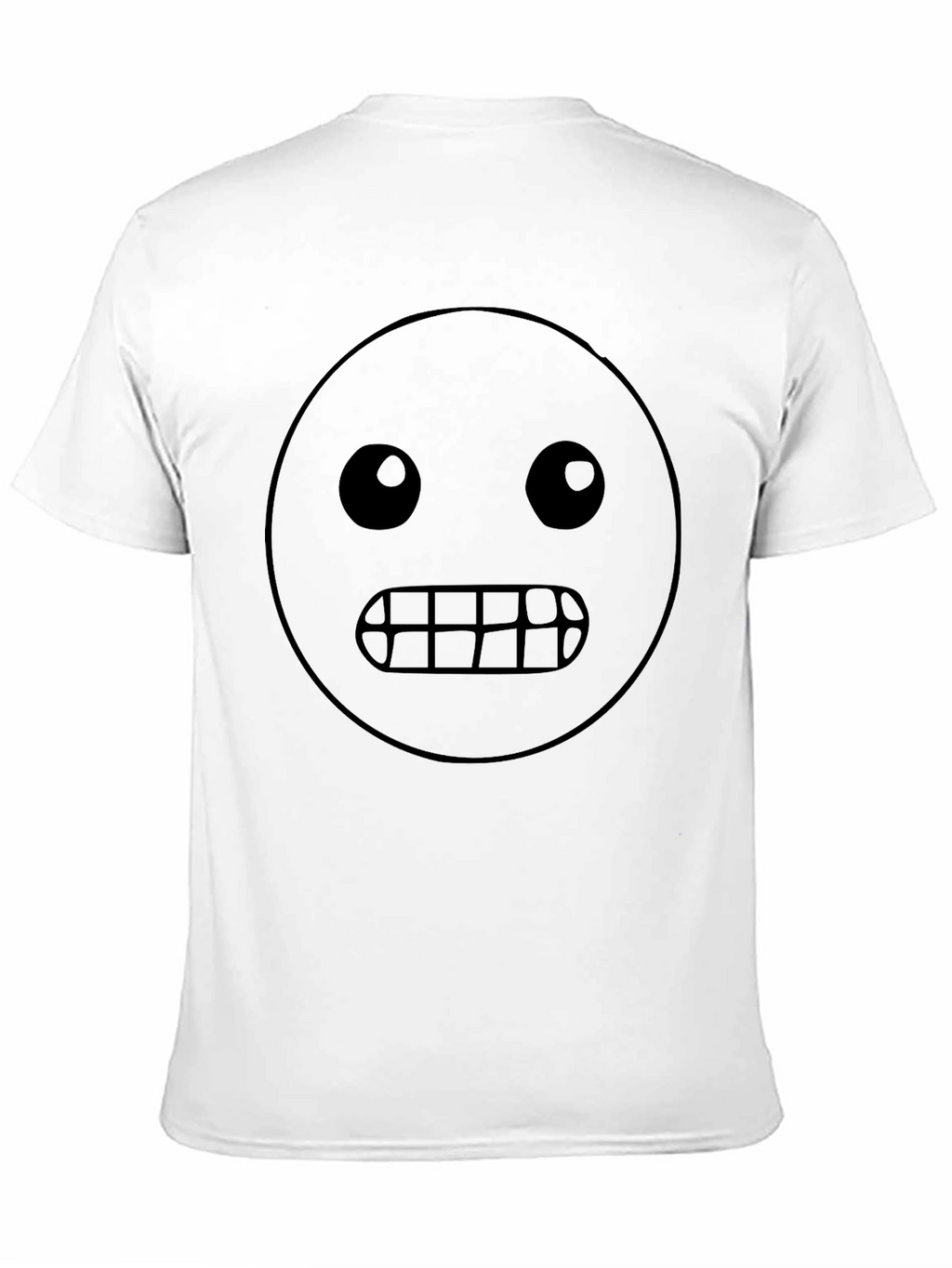 Grinning Emoji Black T-Shirt - Express Yourself