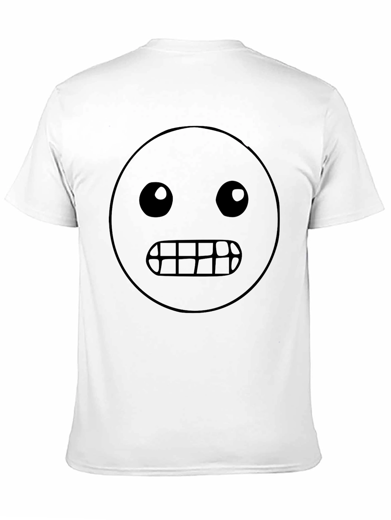 Grinning Emoji Black T-Shirt - Express Yourself