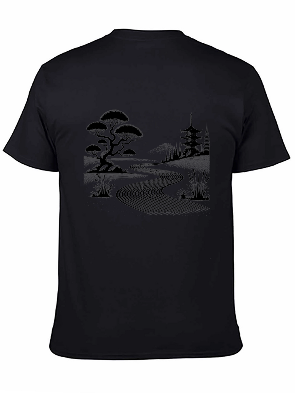 Zen Garden T-Shirt - Japanese Landscape Design