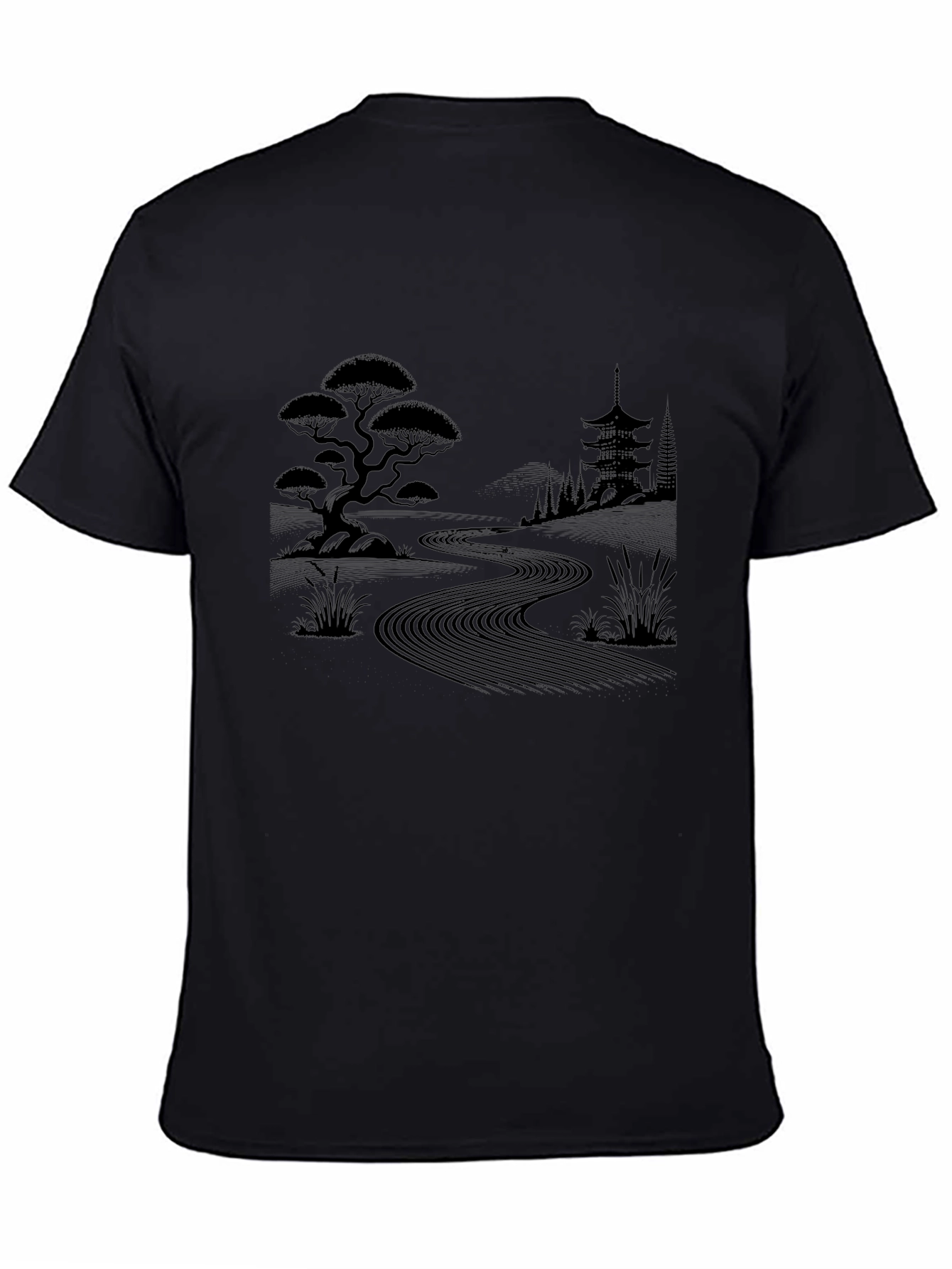 Zen Garden T-Shirt - Japanese Landscape Design