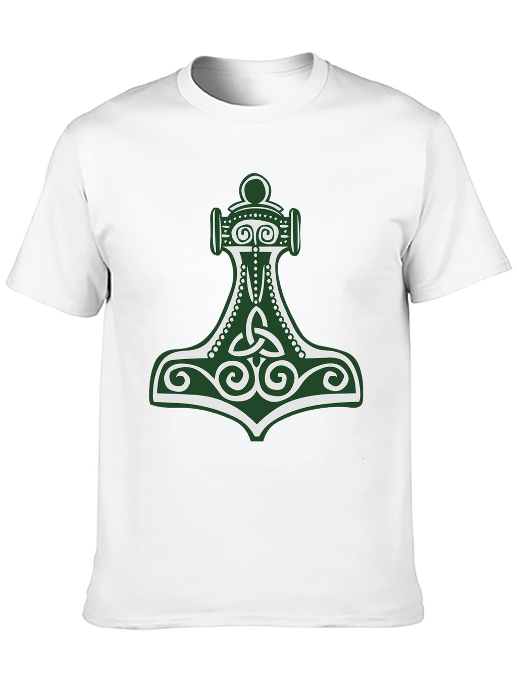 Viking Hammer Graphic Tee - Black
