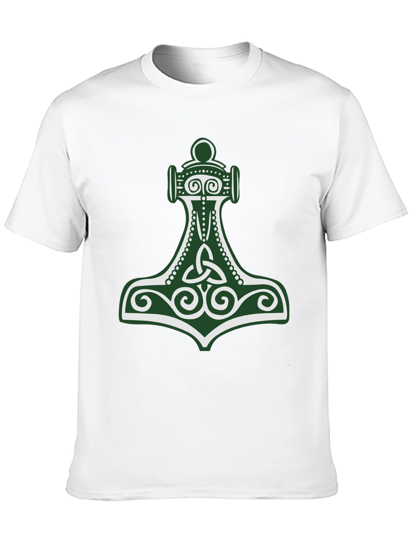 Viking Hammer Graphic Tee - Black
