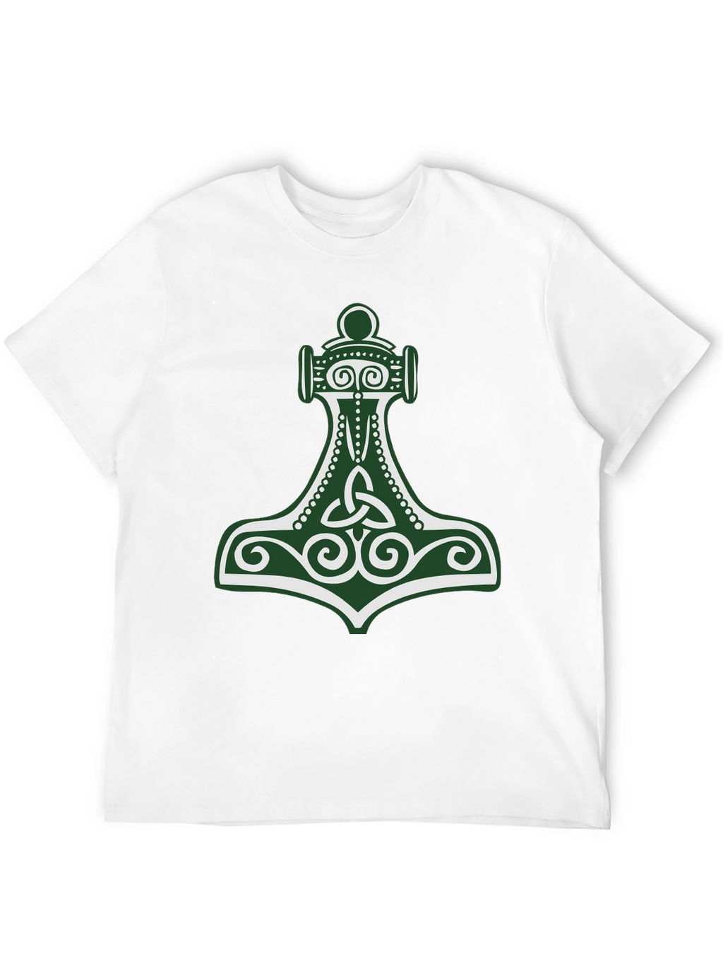 Viking Hammer Graphic Tee - Black