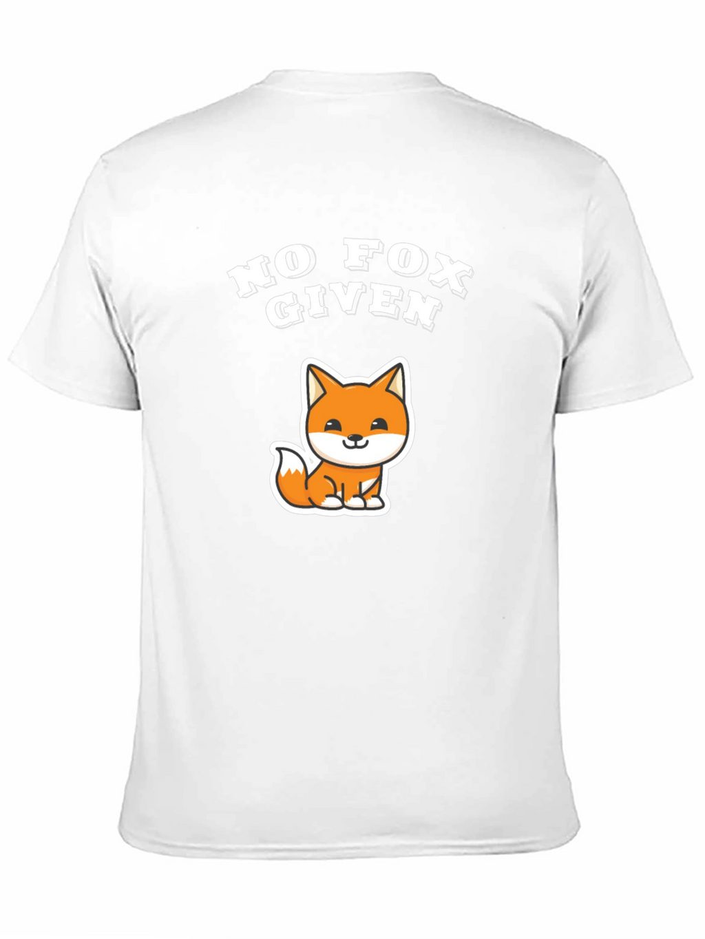 No Fox Given Graphic T-Shirt Funny Animal Tee
