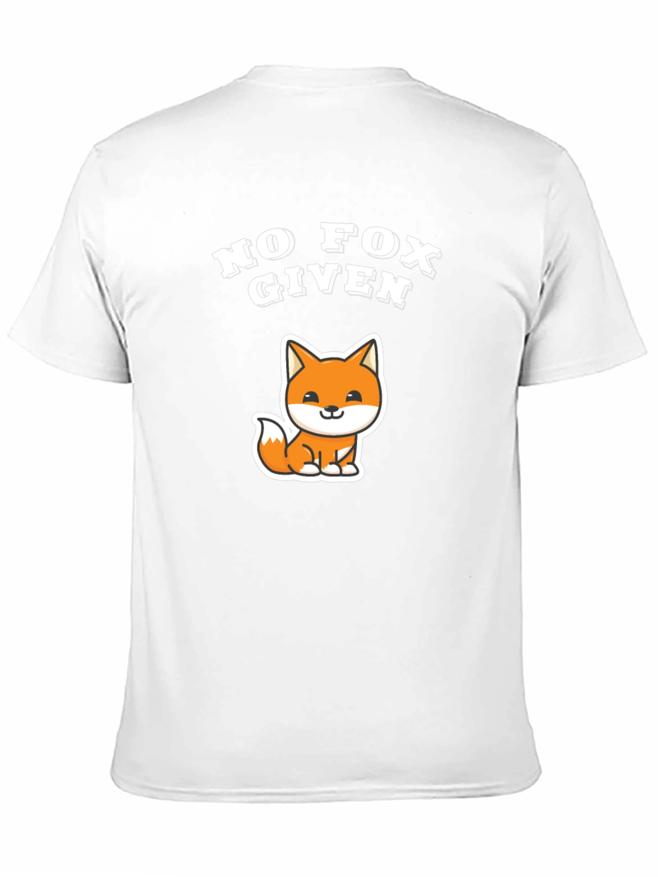 No Fox Given Graphic T-Shirt Funny Animal Tee