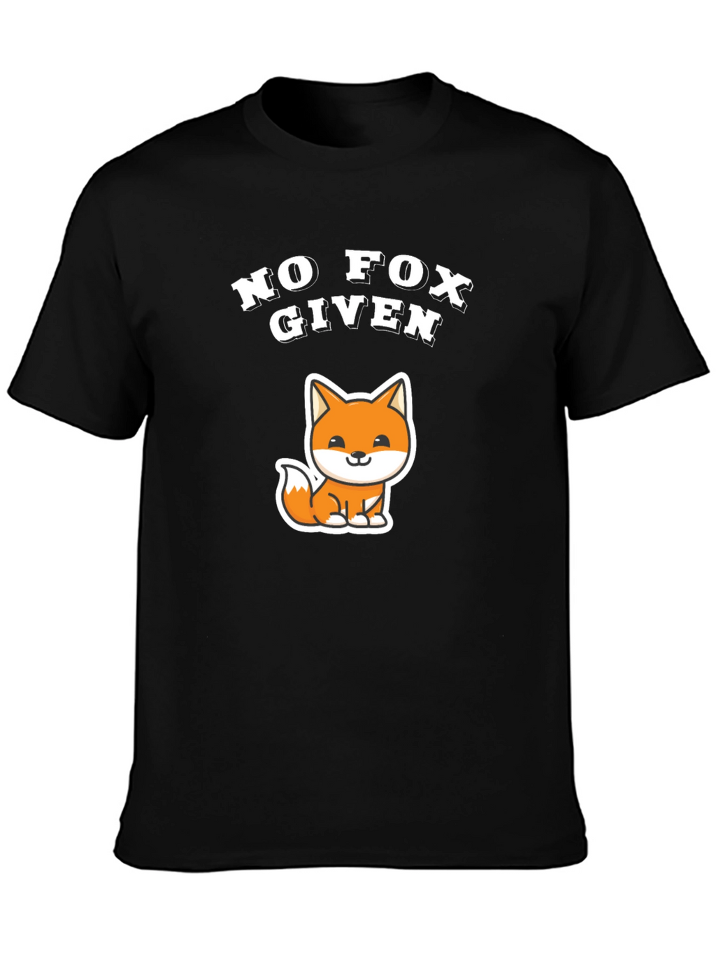 No Fox Given Graphic T-Shirt Funny Animal Tee