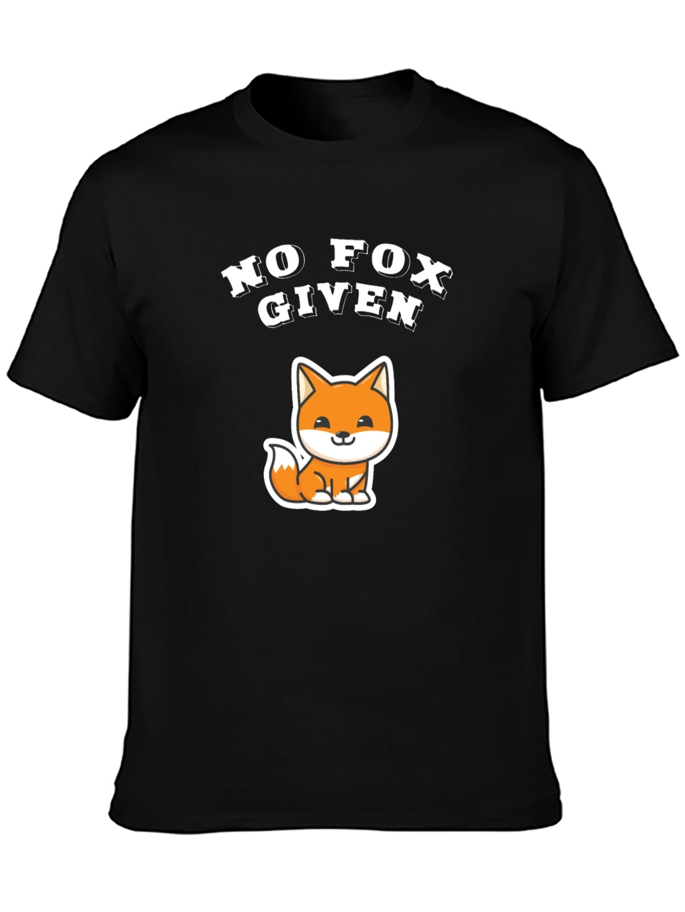 No Fox Given Graphic T-Shirt Funny Animal Tee