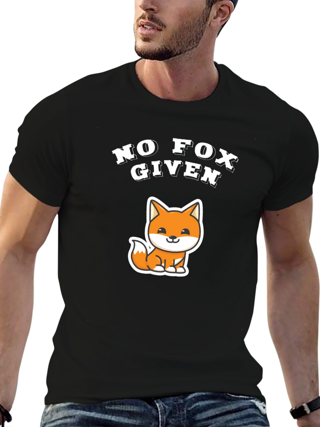 No Fox Given Graphic T-Shirt Funny Animal Tee