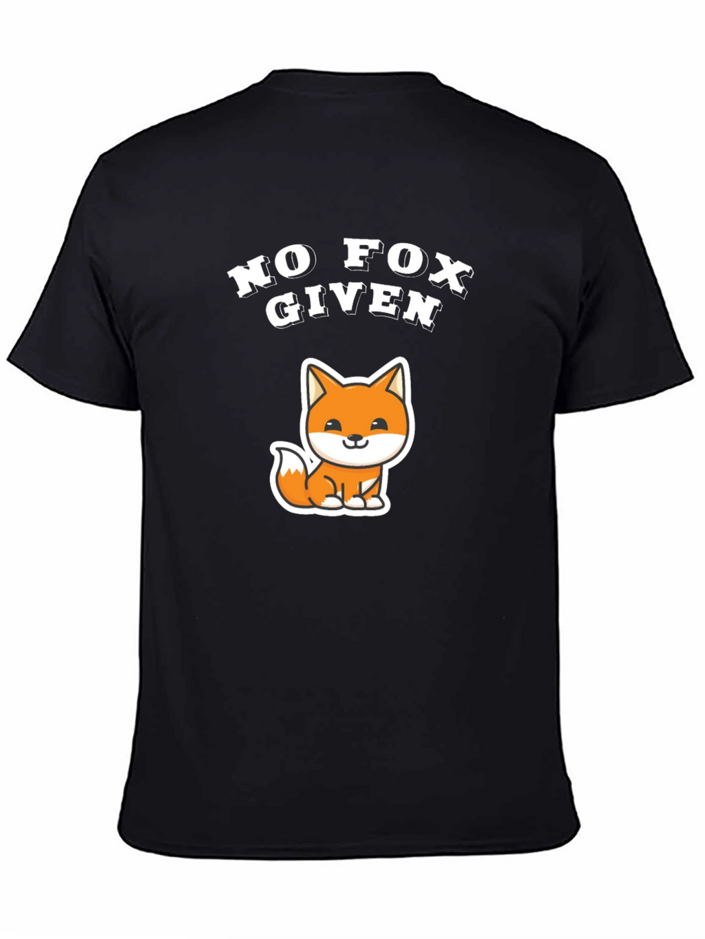 No Fox Given Graphic T-Shirt Funny Animal Tee