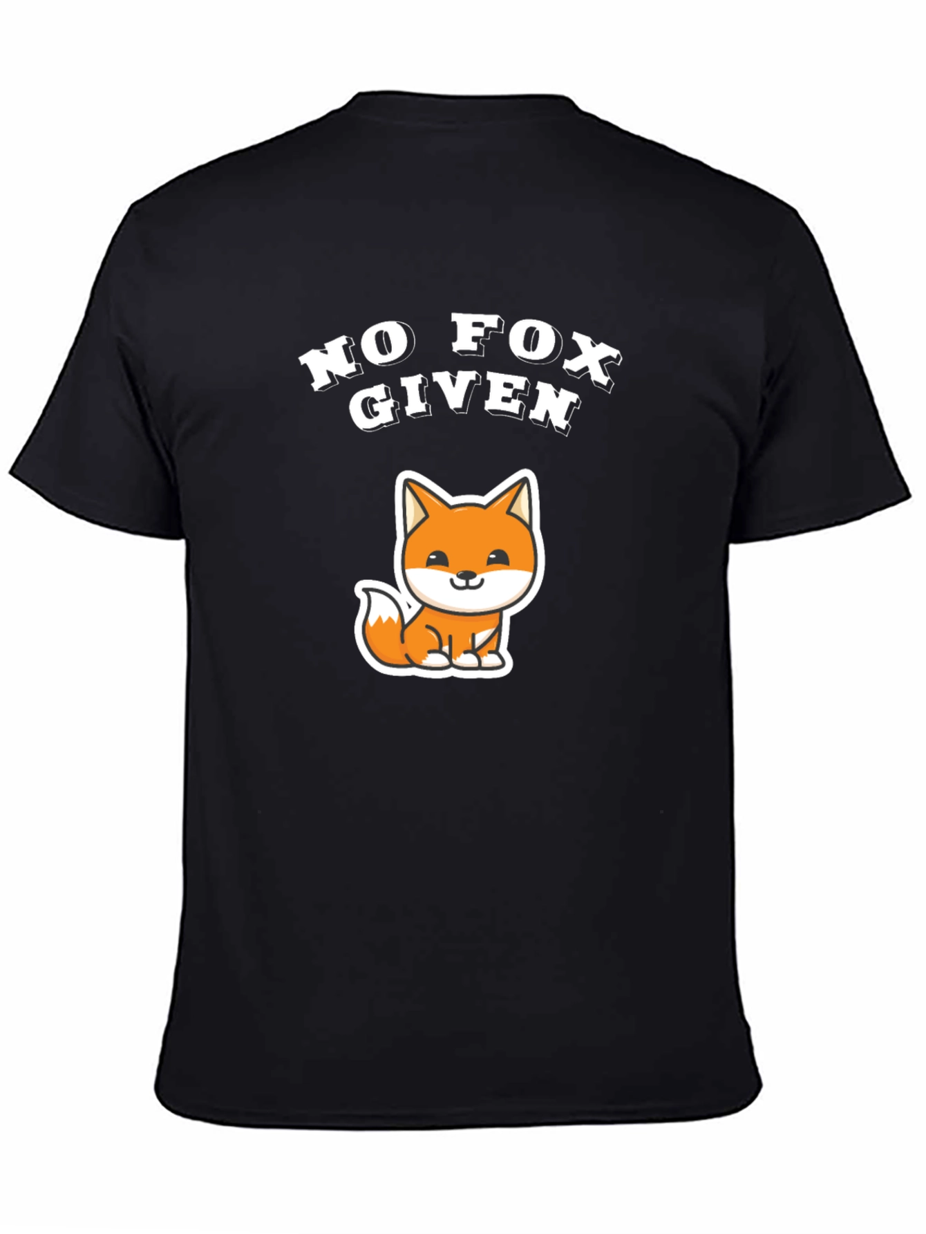No Fox Given Graphic T-Shirt Funny Animal Tee