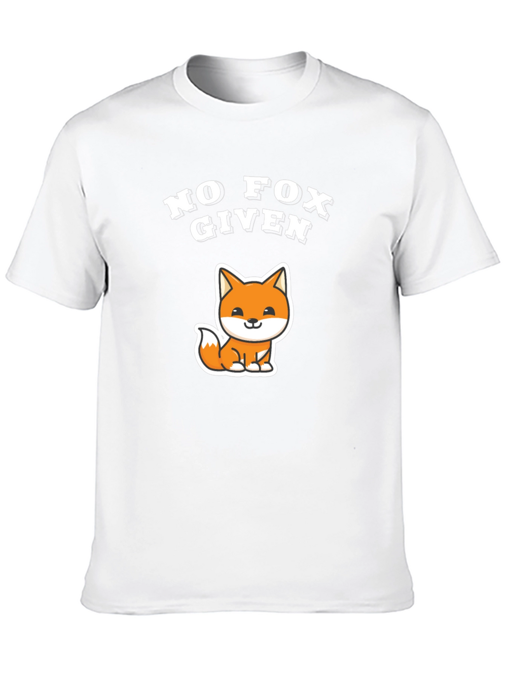 No Fox Given Graphic T-Shirt Funny Animal Tee