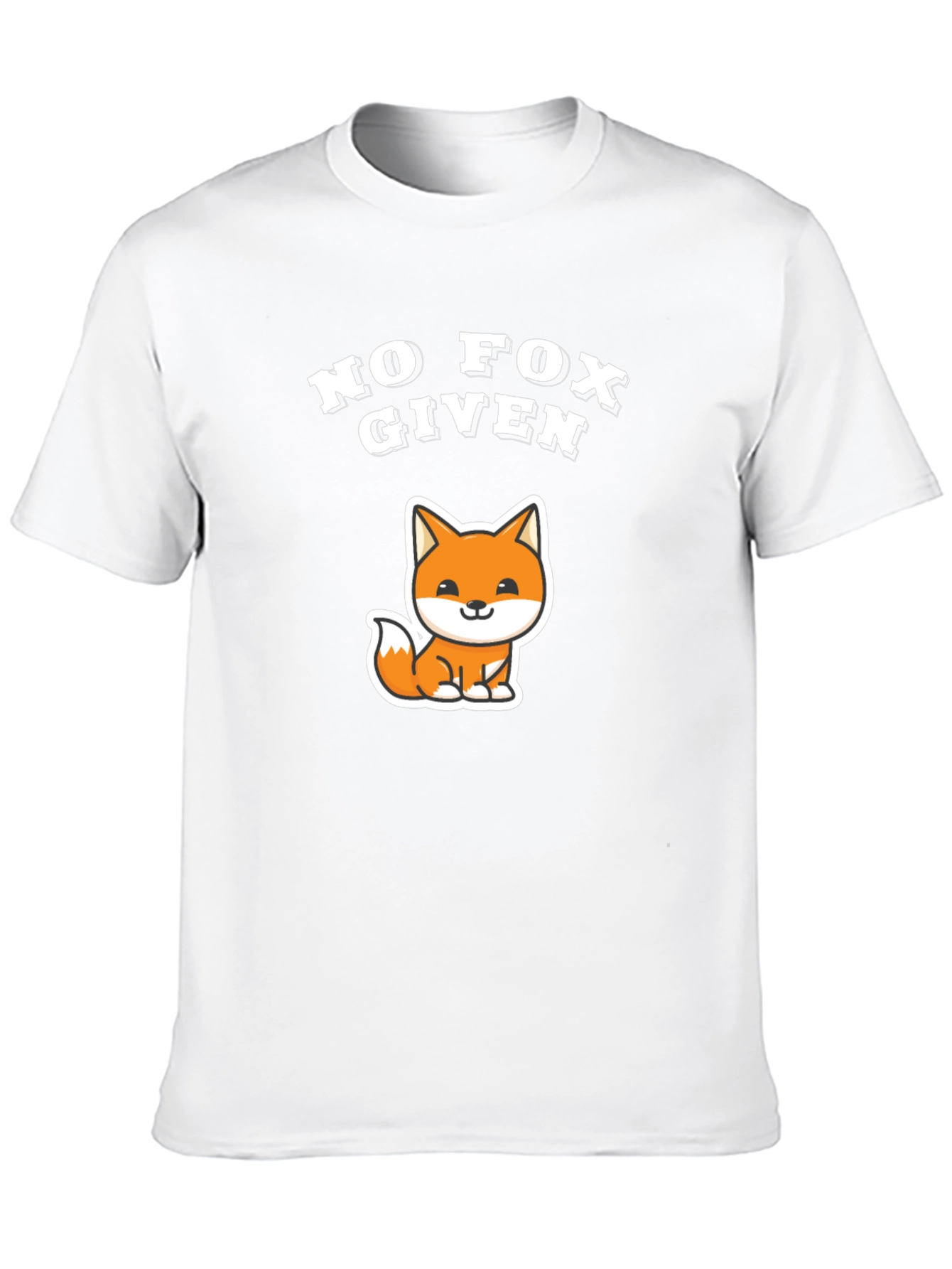 No Fox Given Graphic T-Shirt Funny Animal Tee