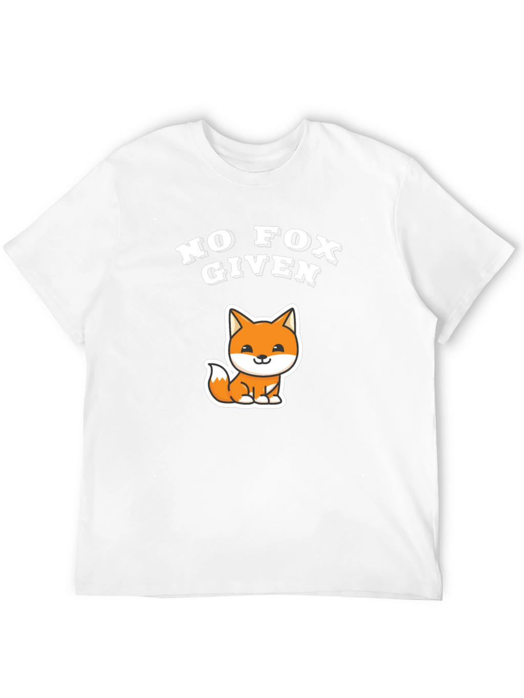 No Fox Given Graphic T-Shirt Funny Animal Tee