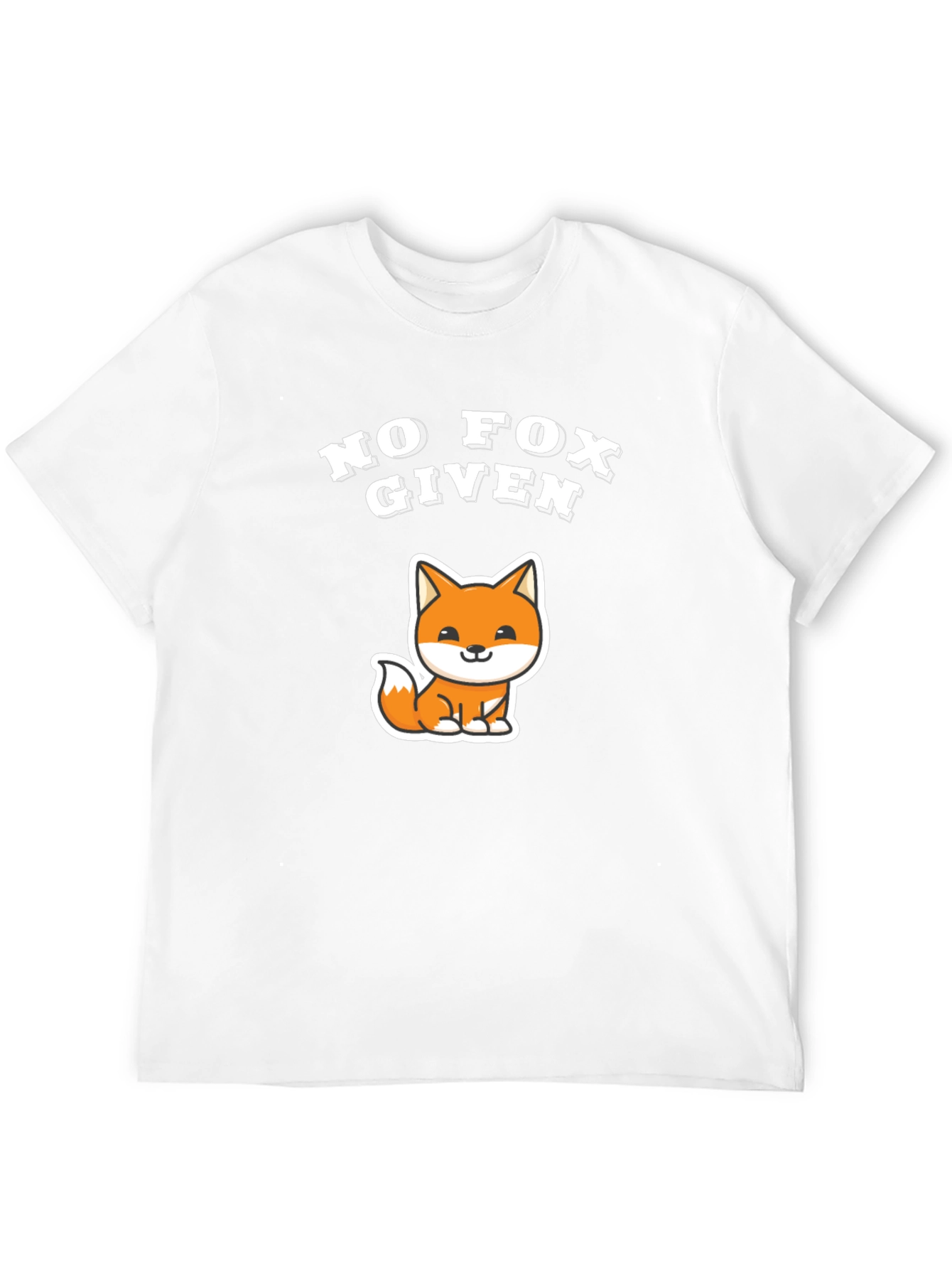 No Fox Given Graphic T-Shirt Funny Animal Tee