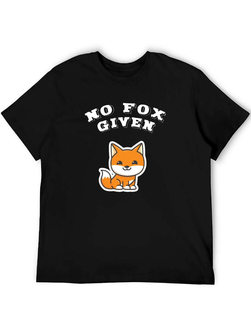 No Fox Given Graphic T-Shirt Funny Animal Tee