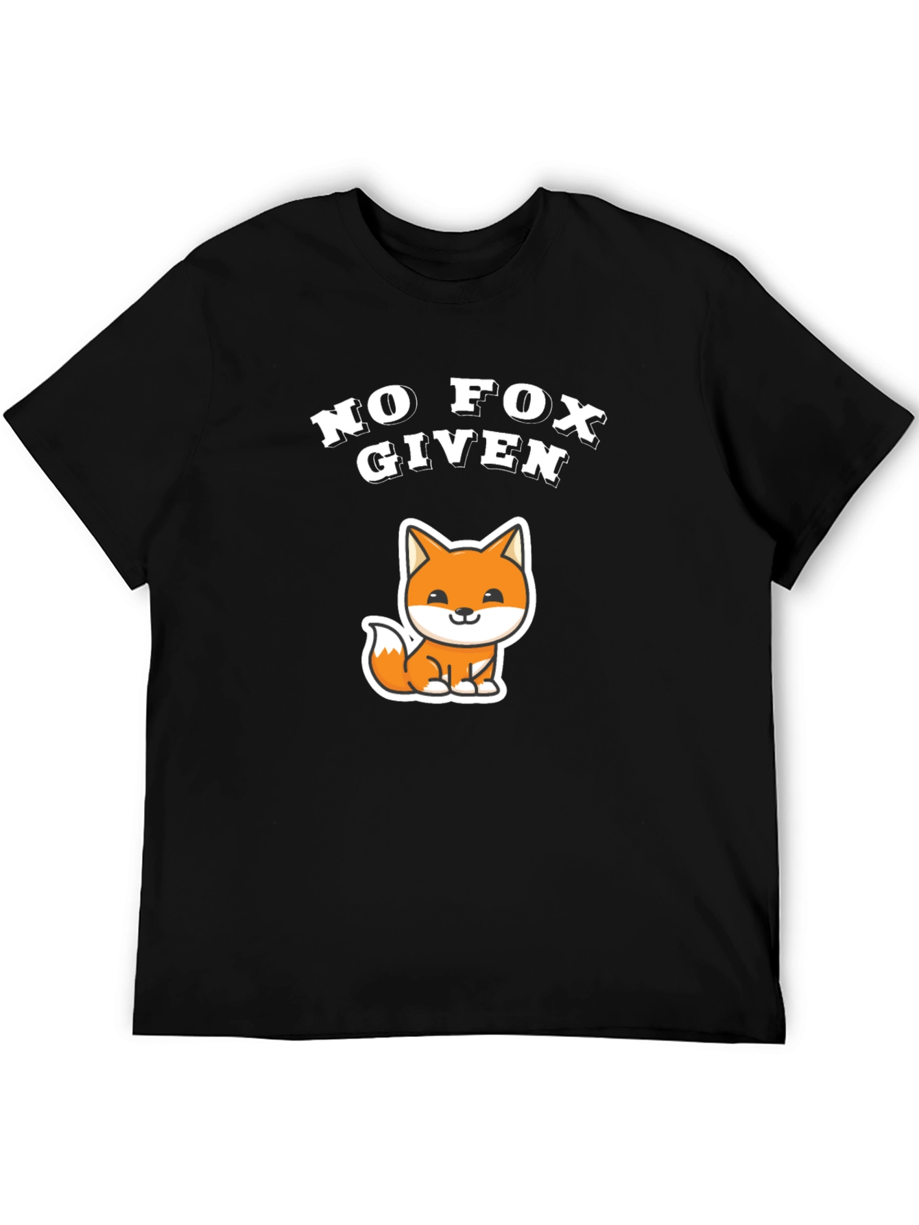 No Fox Given Graphic T-Shirt Funny Animal Tee