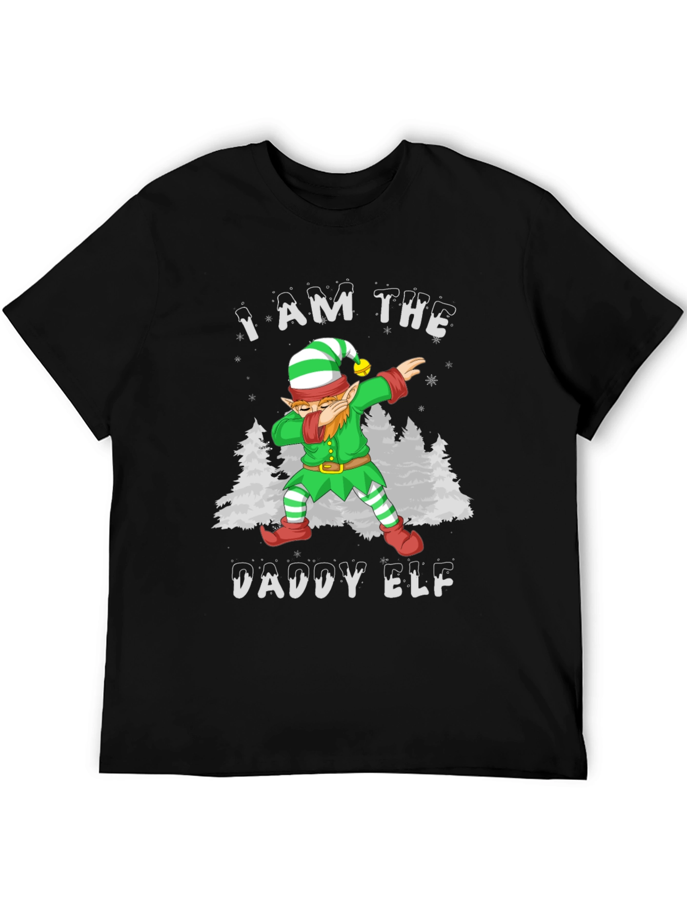 I am the Daddy Elf T-Shirt Christmas Holiday Tee