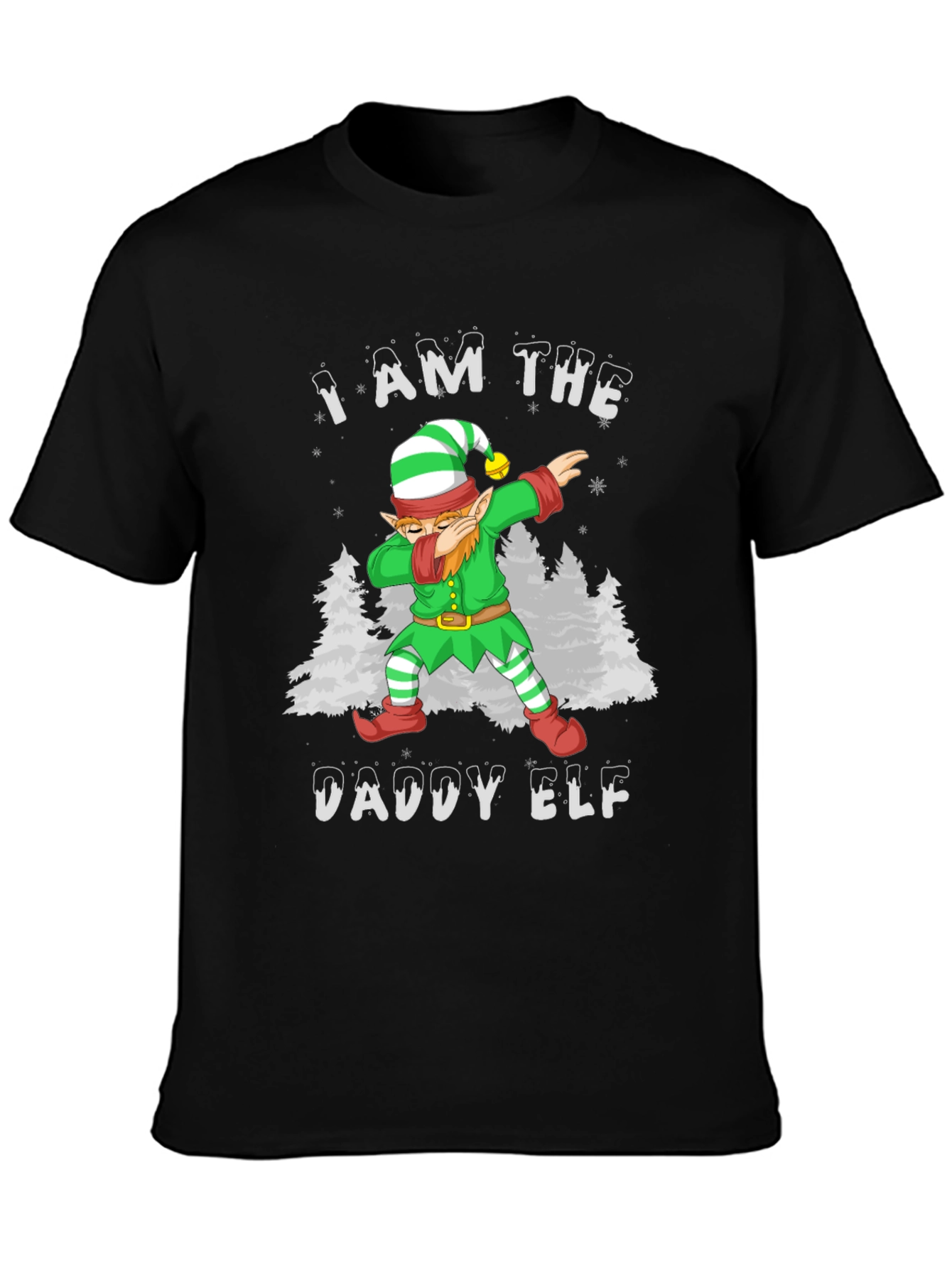 I am the Daddy Elf T-Shirt Christmas Holiday Tee