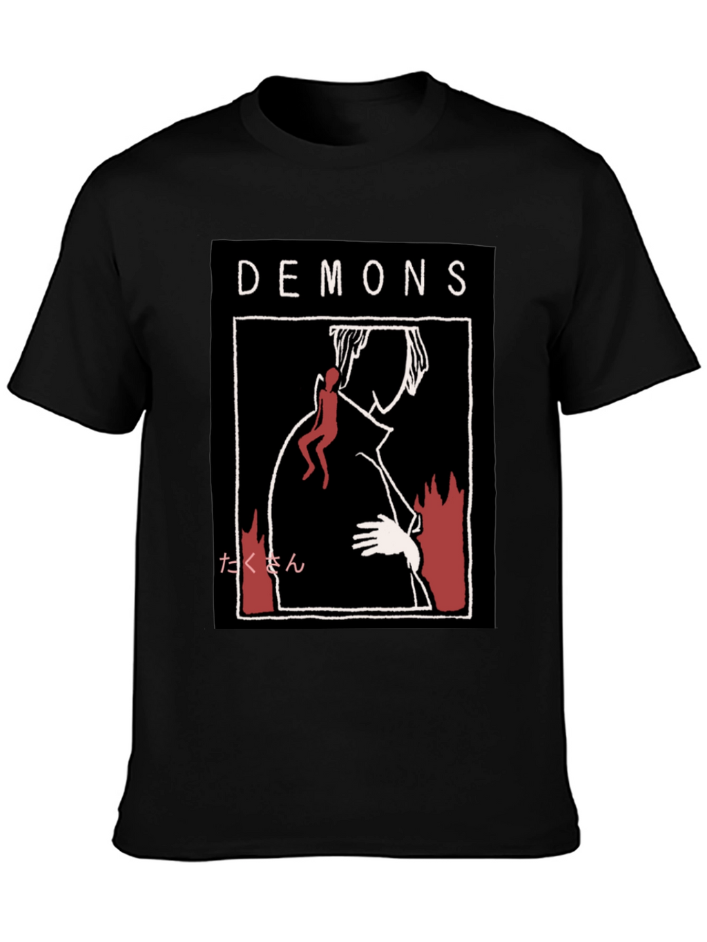 Demons Graphic Print T-Shirt