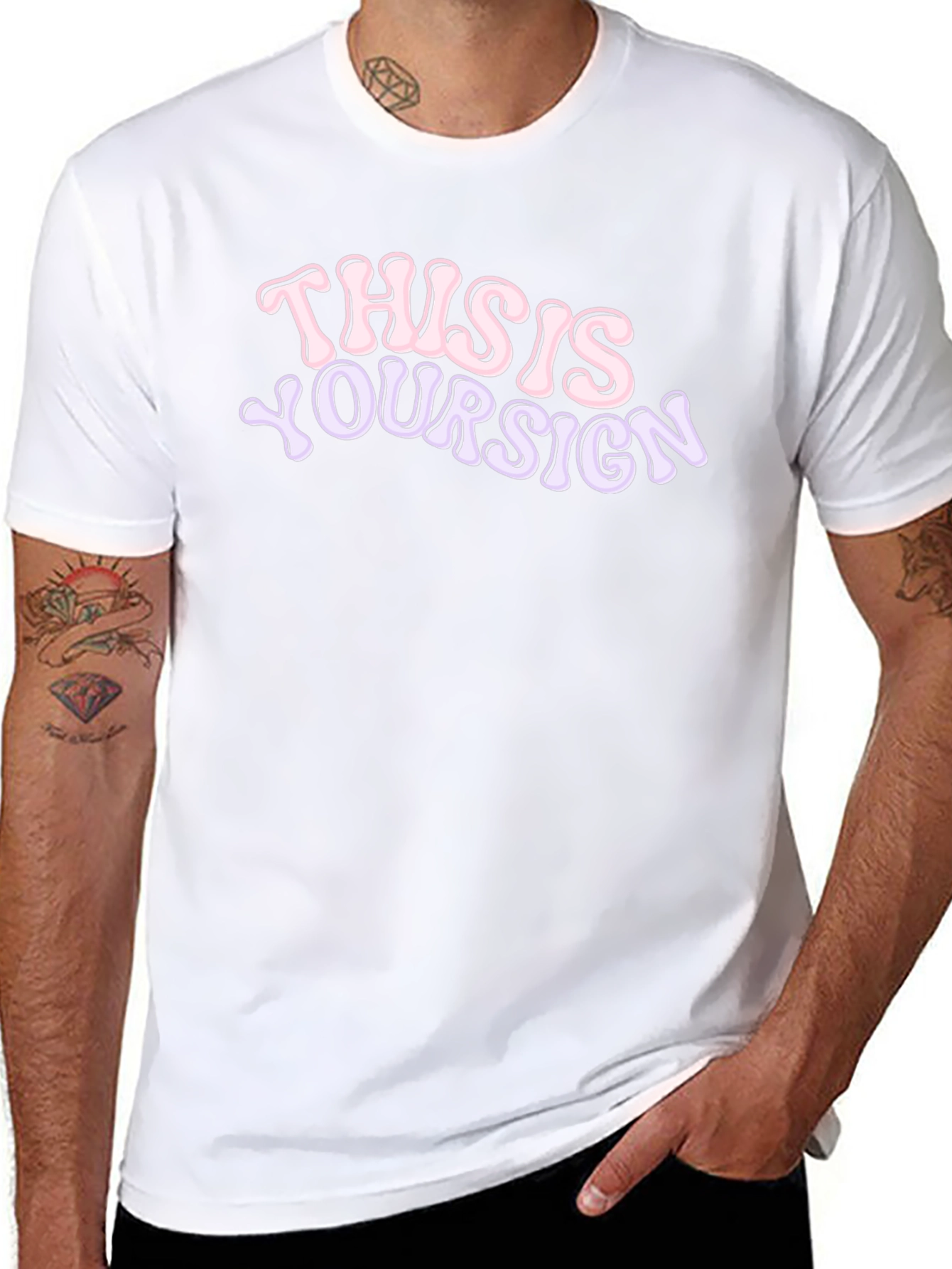 This is Your Sign Graphic Tee - Black
