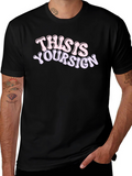 This is Your Sign Graphic Tee - Black