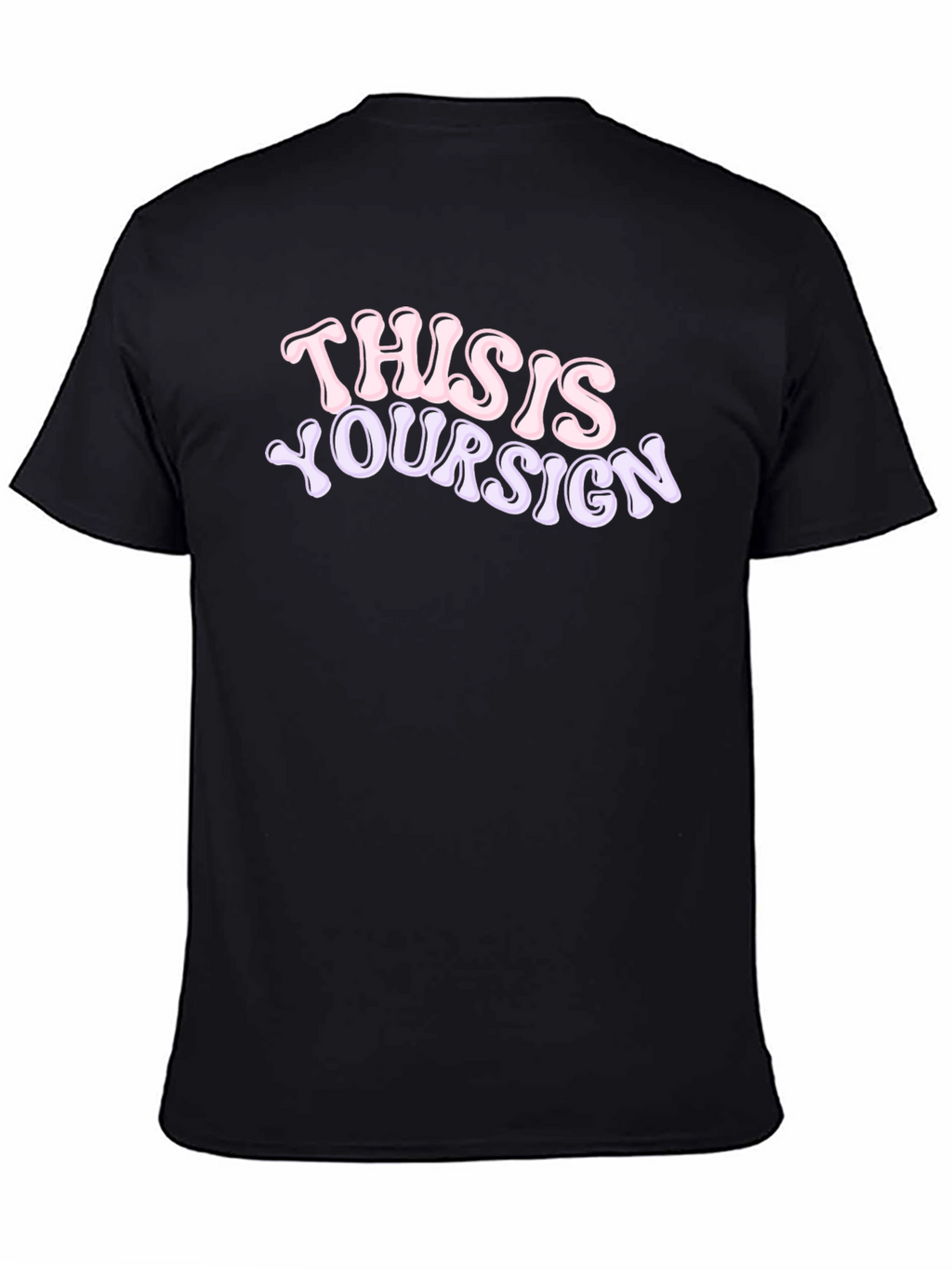 This is Your Sign Graphic Tee - Black