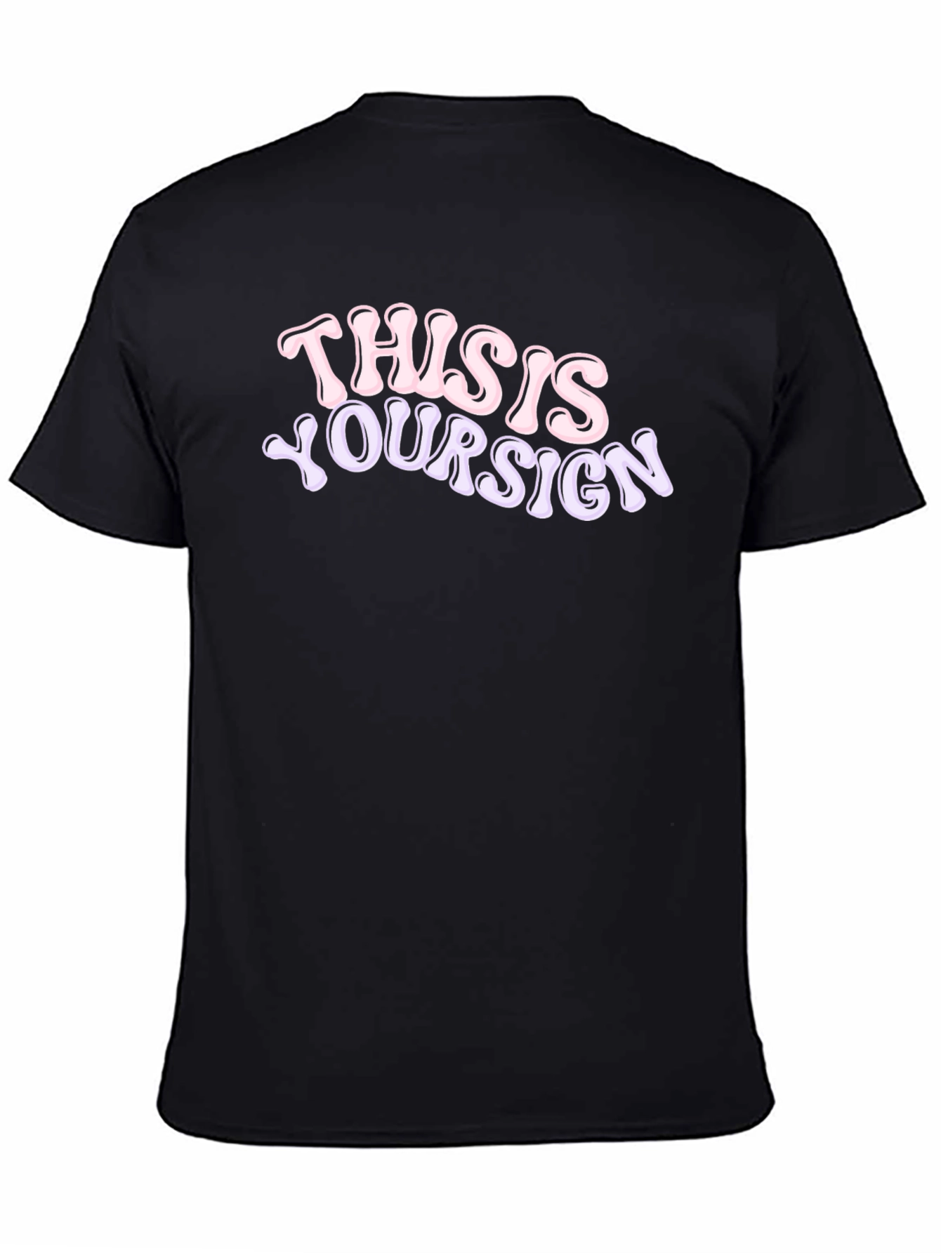 This is Your Sign Graphic Tee - Black