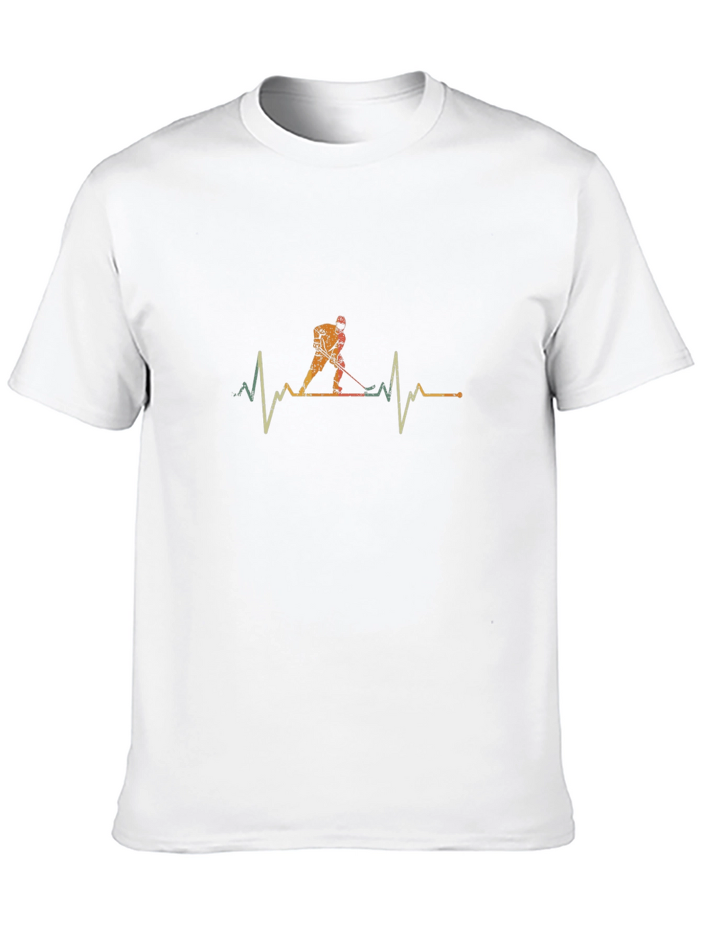 Hockey Heartbeat Graphic Tee - Black