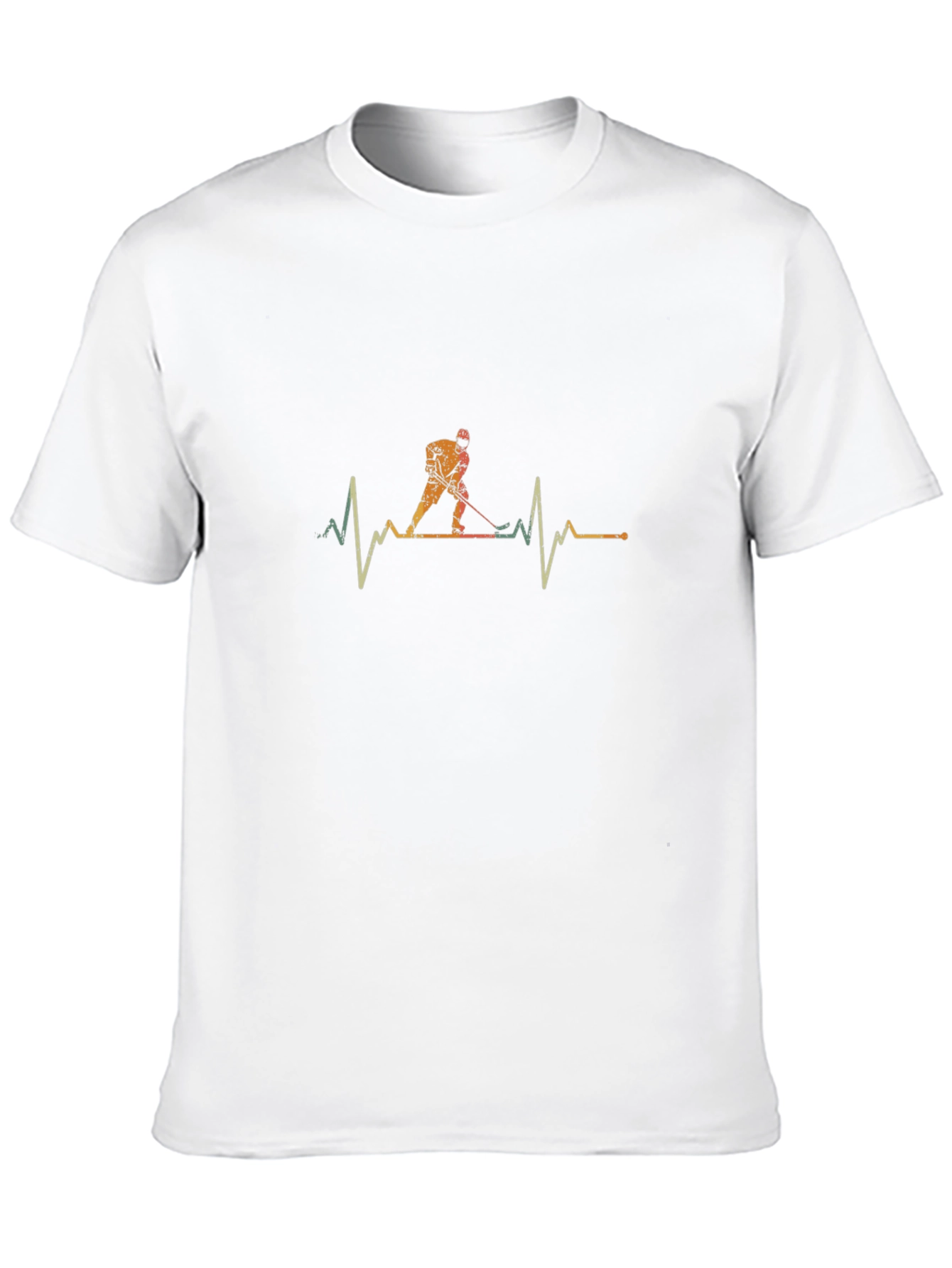 Hockey Heartbeat Graphic Tee - Black