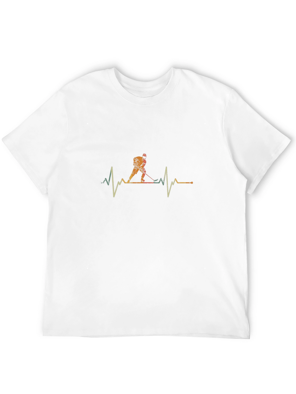 Hockey Heartbeat Graphic Tee - Black