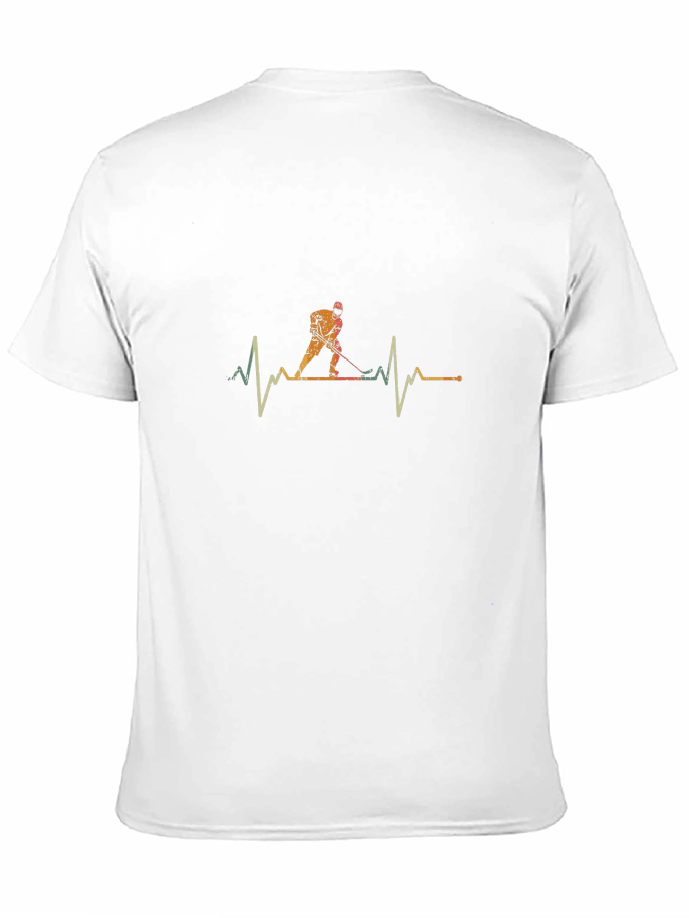 Hockey Heartbeat Graphic Tee - Black