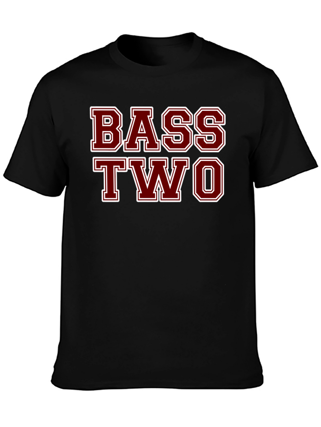 Bass Two Graphic T-Shirt - Black Cotton Tee